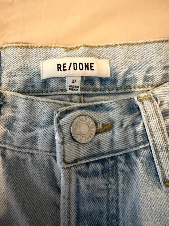 Re/Done High-Rise Light Wash Jeans - Picture 2 of 4